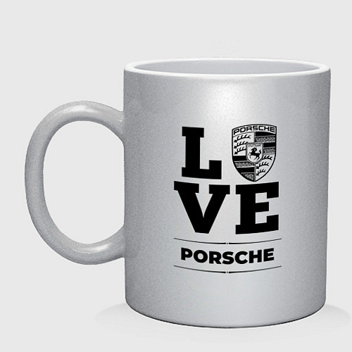 Кружка Porsche Love Classic / Серебряный – фото 1