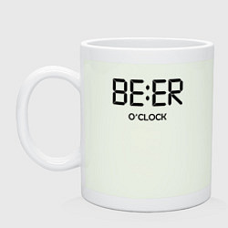 Кружка керамическая Beer oclock, цвет: фосфор