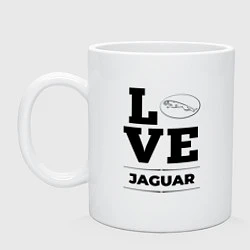 Кружка керамическая Jaguar Love Classic, цвет: белый