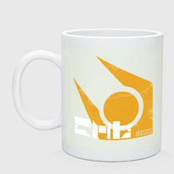 Кружка керамическая Half life - city 17, цвет: фосфор