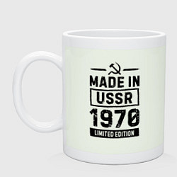 Кружка керамическая Made in USSR 1970 limited edition, цвет: фосфор