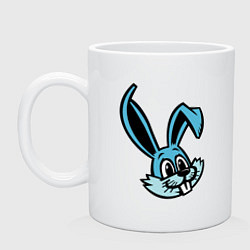 Кружка керамическая Blue Bunny, цвет: белый