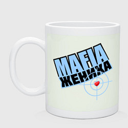 Кружка керамическая MAFIA жениха, цвет: фосфор