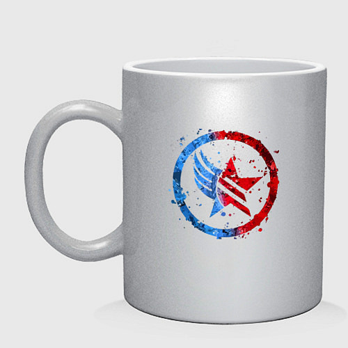 Кружка Mass Effect Renegade - Paragon Combo / Серебряный – фото 1