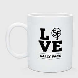 Кружка керамическая Sally Face love classic, цвет: белый