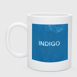 Кружка керамическая Indigo, цвет: белый