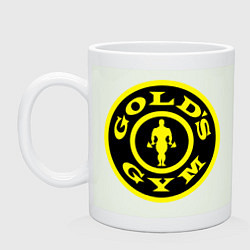 Кружка керамическая Golds GYM, цвет: фосфор