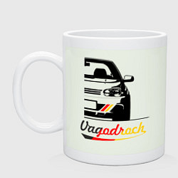 Кружка керамическая Half vagodroch, цвет: фосфор