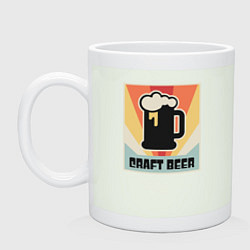 Кружка керамическая Beer craft, цвет: фосфор