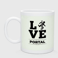 Кружка керамическая Portal love classic, цвет: фосфор