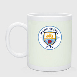 Кружка керамическая Manchester City FC, цвет: фосфор