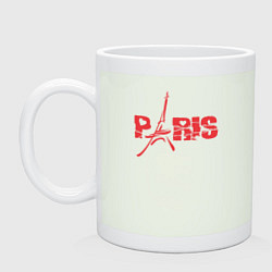Кружка керамическая Paris love, цвет: фосфор
