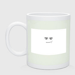 Кружка керамическая Одежда Man Face Roblox, цвет: фосфор