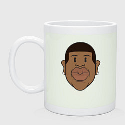 Кружка керамическая Jay-Z, цвет: фосфор