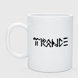 Кружка керамическая In trance, цвет: белый