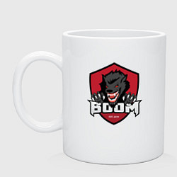 Кружка керамическая Boom esports old, цвет: белый