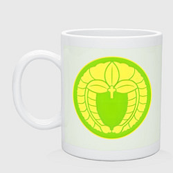 Кружка керамическая Хираидзуми Фудзивара Total War: Shogun 2, цвет: фосфор