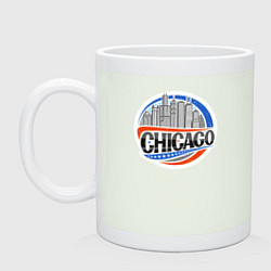 Кружка керамическая Chicago, цвет: фосфор