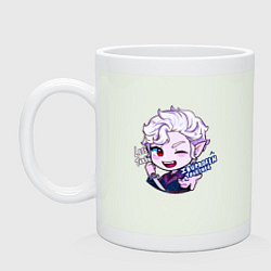 Кружка керамическая Миленький Астарион - Балдурс Гейт 3, цвет: фосфор