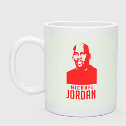 Кружка керамическая Jordan in red, цвет: фосфор