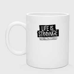 Кружка керамическая Life is Strange Before the Storm, цвет: белый