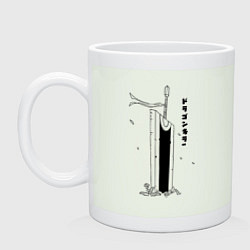 Кружка керамическая Меч Гатса, цвет: фосфор
