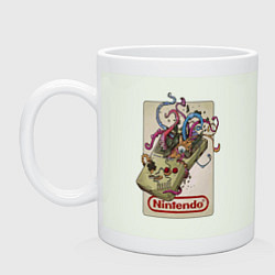Кружка керамическая Game boy tentacles, цвет: фосфор