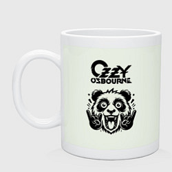 Кружка керамическая Ozzy Osbourne - rock panda, цвет: фосфор