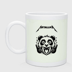 Кружка керамическая Metallica - rock panda, цвет: фосфор