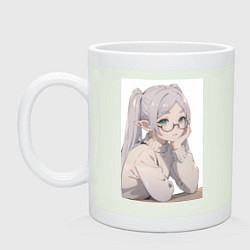 Кружка керамическая Провожающая в последний путь Фрирен, цвет: фосфор