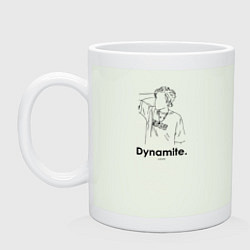 Кружка керамическая BTS Dynamite J-Hope, цвет: фосфор