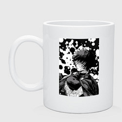 Кружка керамическая Магическая битва Маки Дзэнин манга, цвет: белый
