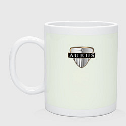 Кружка керамическая AURUS logo auto, цвет: фосфор