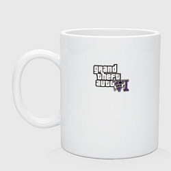 Кружка Grand Theft Auto 6 vice city logo