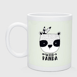 Кружка керамическая Wild panda, цвет: фосфор