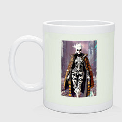 Кружка керамическая Модная ведьма - хэллоуин, цвет: фосфор