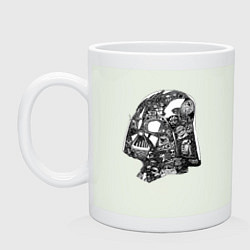 Кружка керамическая Dark side карандаш, цвет: фосфор