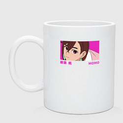 Кружка керамическая Момо Аясэ, цвет: белый