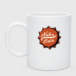 Кружка керамическая Fallout - Nuka Cola stopper, цвет: белый