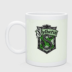 Кружка керамическая Slytherin emblem, цвет: фосфор