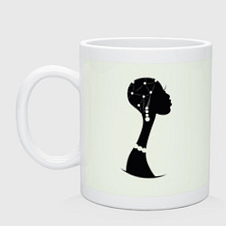 Кружка керамическая Woman Africa, цвет: фосфор