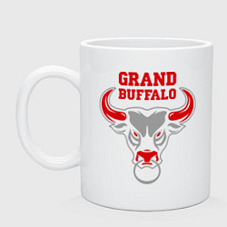 Кружка керамическая Grand Buffalo, цвет: белый