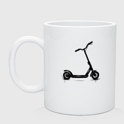 Кружка Самокат черное граффити