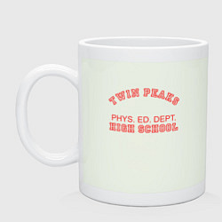 Кружка керамическая Twin Peaks High School, цвет: фосфор