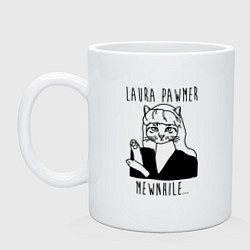 Кружка керамическая Laura Pawmer, цвет: белый