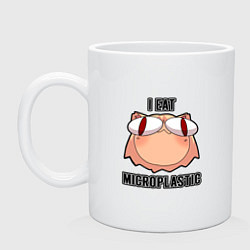 Кружка Некоарк - Neco Arc - I eat microplastic - anime me