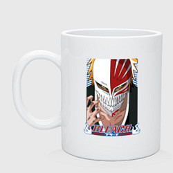 Кружка керамическая Блич Ичиго Куросаки в маске, цвет: белый