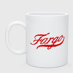 Кружка керамическая Fargo, цвет: белый
