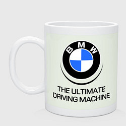 Кружка керамическая BMW Driving Machine, цвет: фосфор