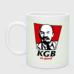 Кружка керамическая KGB: So Good, цвет: фосфор